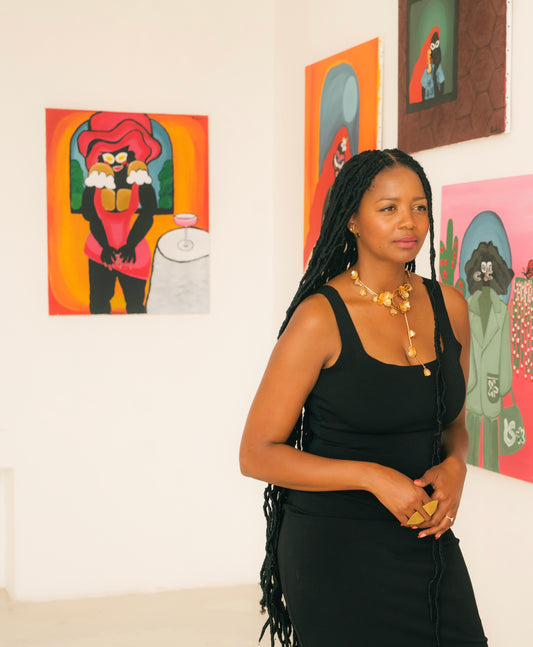 Nomaza Nongqunga, founder of Undiscovered Canvas